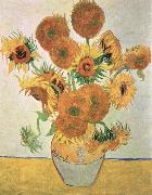 Vincent Van Gogh sun flowers USA oil painting artist
